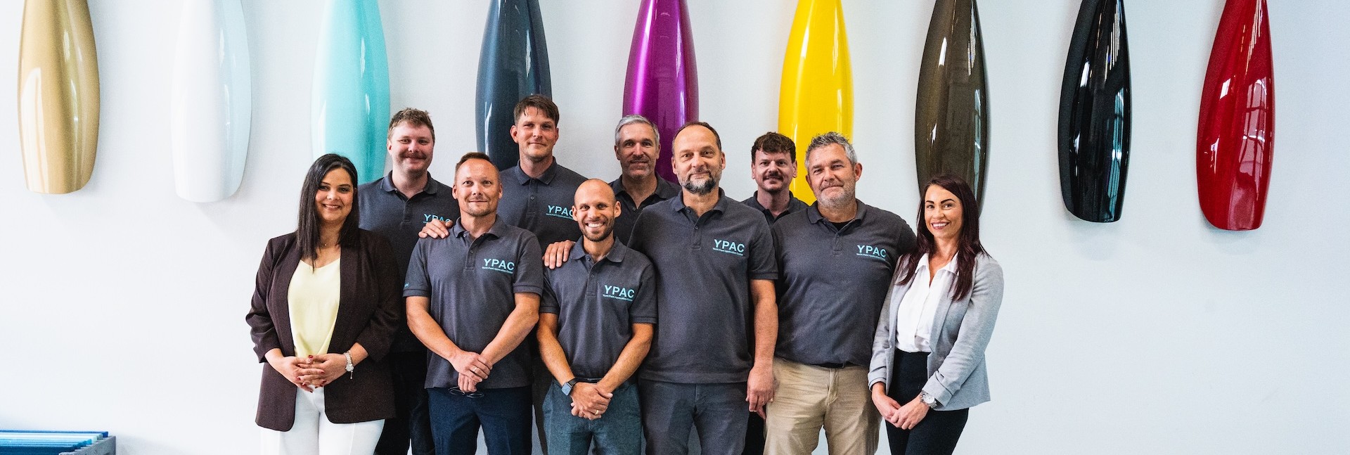 a group photo of AkzoNobel employees in Hamburg